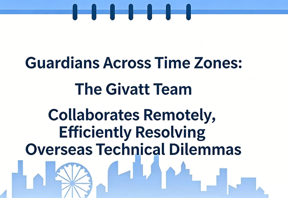 Cross-Time-Zone Guardianship: The Givatt Team’s Remote Collaboration Effectively Overcomes Overseas Technical Challenges.
